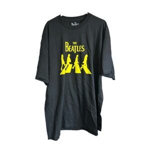 The Beatles Abbey Road Graphic T Shirt Black 3XL 100 Cotton Men Unisex